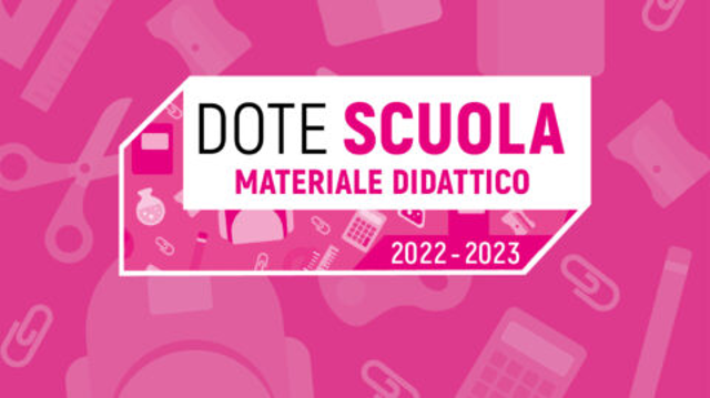 Dote Scuola - Materiale didattico 2022/2023